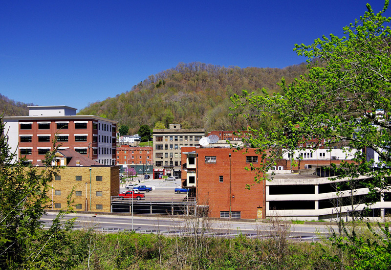 West Virginia landscape with hills stretching to the horizon